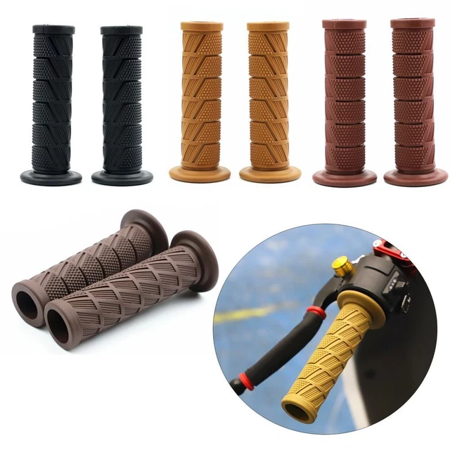 22 mm Drehgriff Griffstange Abdeckung Handgriffe Motorradhandschuhe Gummi Lenker