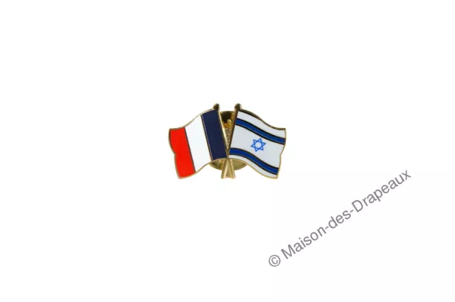 Pin's Drapeaux Jumelage France Palestine - Franco-Palestinien