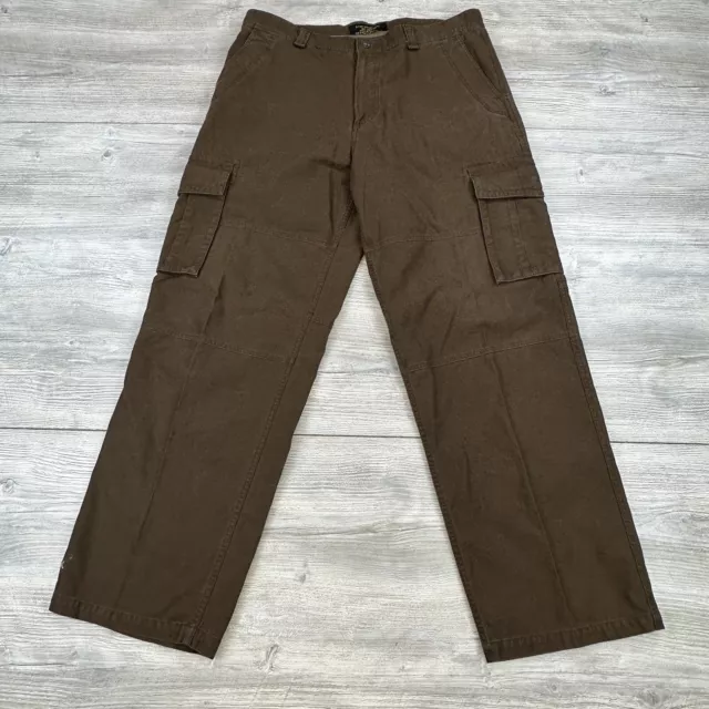 Old Navy Surplus Cargo Pants Mens 38x34 Olive Green Military Extra Baggy Grunge