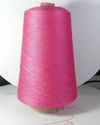 Rocca 2000 Filato misto Viscosa fuxia rosa macchina maglia cotone rocche lana