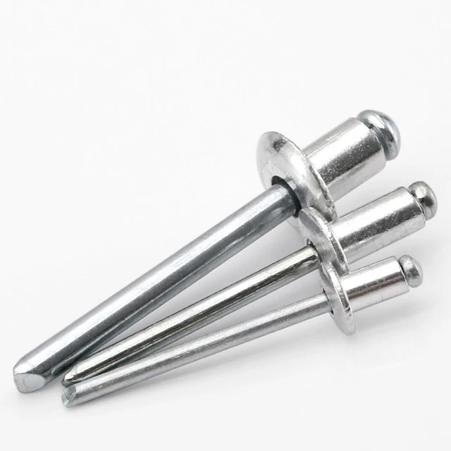 2.4MM 3.2MM 4MM 5mm 6.4mm Dome Head POP Rivets Aluminium Open Blind ...