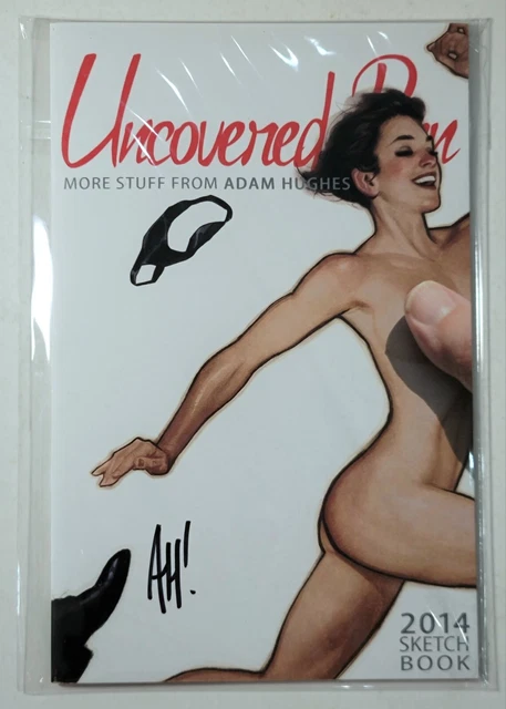Ah! Adam Hughes "Uncovered Run" Convention Sketchbook 2014 - Signed