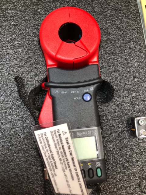 AEMC Model 3730 Clamp-On Ground Resistance Tester