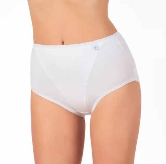 6 slip culotte contenitivo elasticizzato da donna cotone elastico control DS152