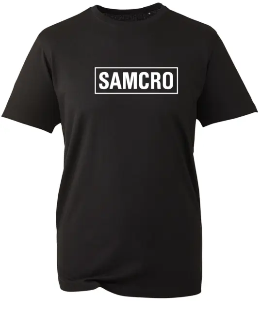 T-shirt compleanno Samcro moto biker ispirata all'anarchia moto unisex cot.