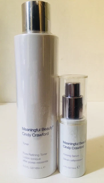 Cindy Crawford Meaningful Beauty Toner 5.5 fl oz & Firming Serum .5 fl oz Sealed