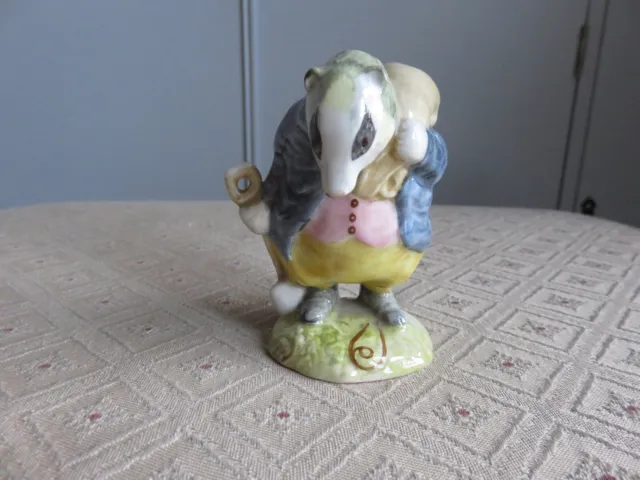 Vintage Beatrix Potter Tommy Brock Beswick Figurine - Badger