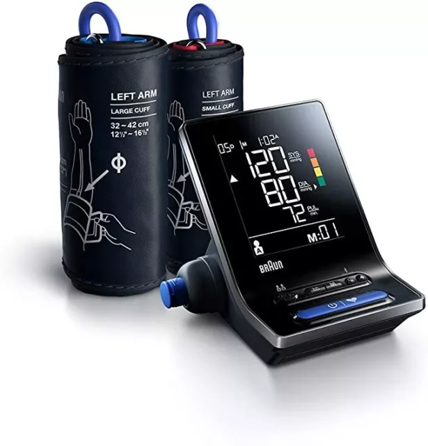 Braun ExactFit 5 Connect Upper Arm Blood Pressure Monitor - Black