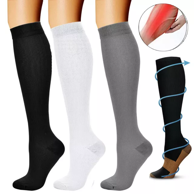Zip Medical Relief High knee Compression Socks Flight Stockings