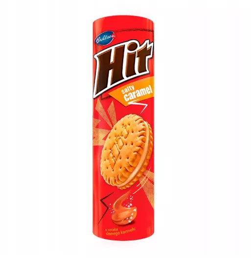 Bahlsen HIT Cookies Large Packages Variety Salted Caramel Flavour 220G (7.7oz)