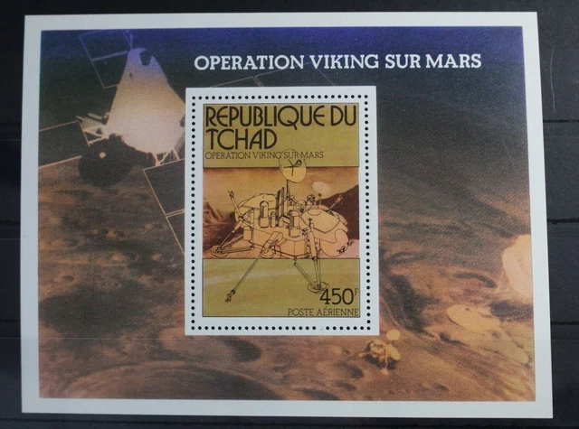 Tschad Block 66 mit 752 postfrisch Weltraum #WF135