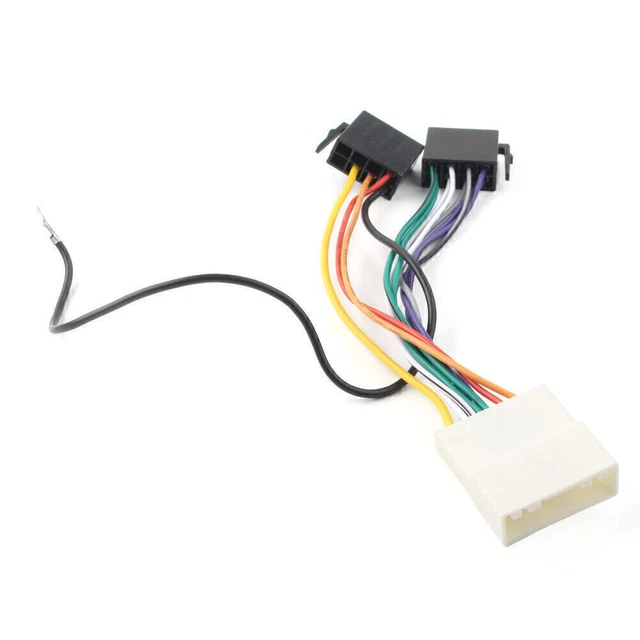ISO Wiring Harness Adaptor Cable Connector Lead Loom Plug For Nissan Subaru