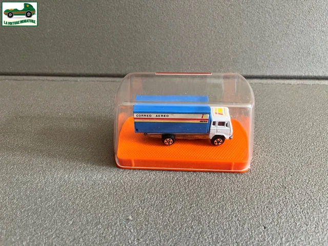 Camion Jouet Guiloy Ford Grue - Échelle 1/64 - Métal - Jaune - Fabriqué En Espagne - Occasion