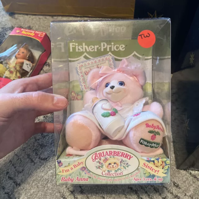 NEW Vtg Fisher Price Briarberry Collection Baby Anna 1999 Plush NIB