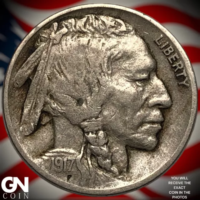 1917 D Buffalo Nickel Y0678