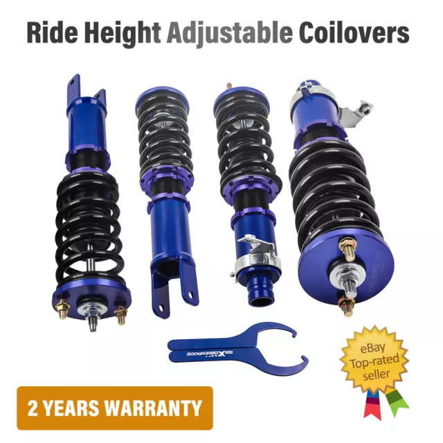 Set 4 Full Coilovers Struts For Honda Civic EK EJ EM Acura Integra Front & Rear Set 4 Full Coilovers Struts For Honda Civic EK EJ EM Acura Integra Front & Rear