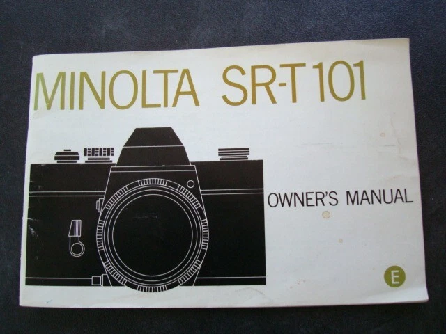 Minolta SR-T 101 manual del propietario