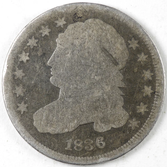 1836 Capped Bust Dime 10c - Good