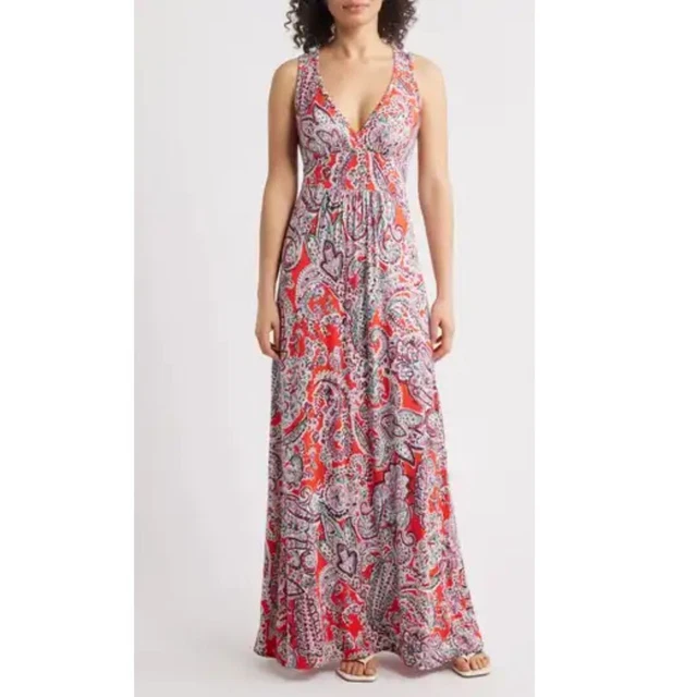 loveappella torri knit maxi dress Loveappella Dress size XXLg Torri Knit Maxi Dress Flutter Sleeve