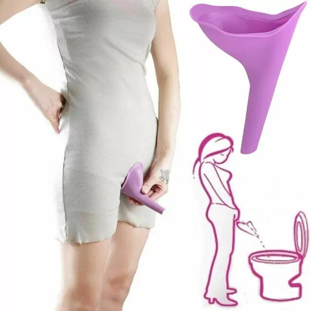 Imbuto portatile per pipì per le donne in piedi piscio wc in Silicone  orinatoio femminile per