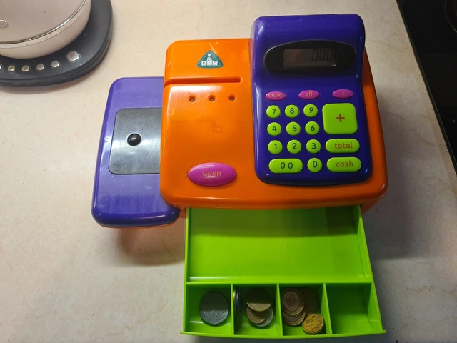 ELC PLAY TILL cash register money credit card 1.10 PicClick UK