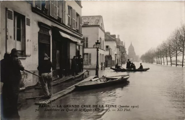 CPA PARIS La Grande Crue de la Seine 1910 Quai de la Rapée (578241)