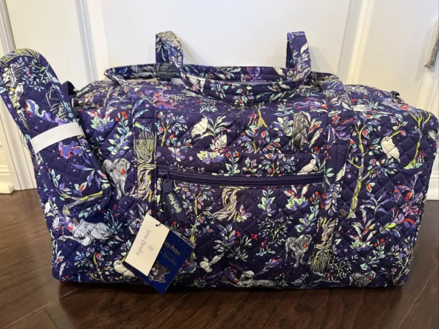 NEW Vera Bradley & Harry Potter FORBIDDEN FOREST Large Travel Duffel Bag - EXACT