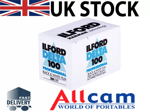 Ilford Delta 100 35mm 36 Exposures ISO 100 Black & White Negative Film