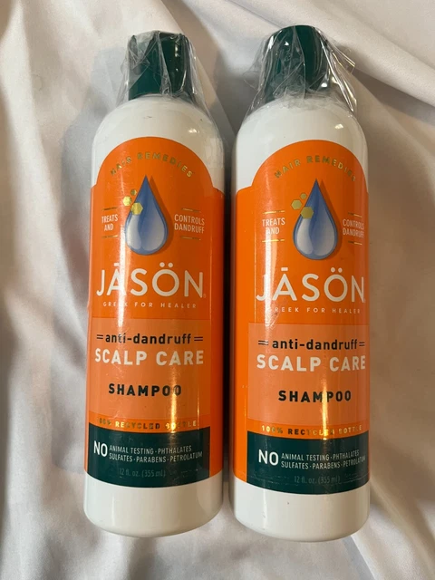 Jason Anti-Dandruff Scalp Care Shampoo 12 fl oz  - EX 08/24 2 bottle Set