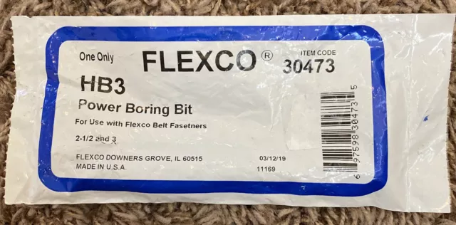 1 Flexco - 30473 - Hb3 Power Boring Bit - Factory New!