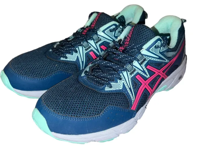 Asics Gel-Venture 8 Athletic Shoe Women's Size 9 Mako Blue and Pink