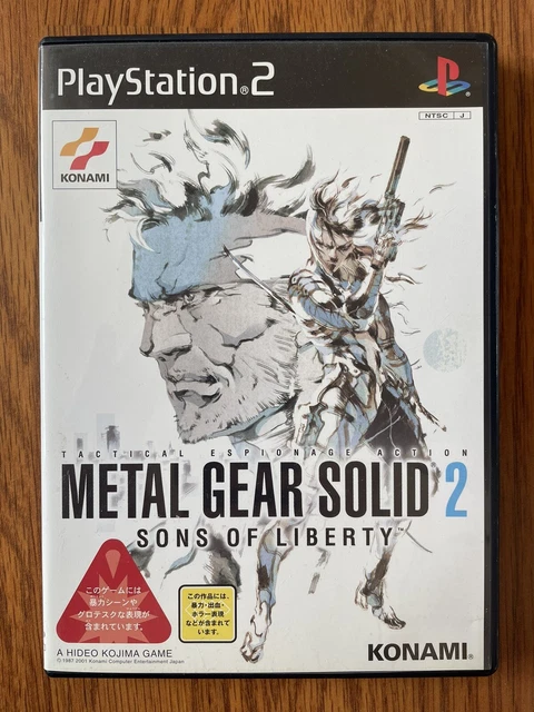 Metal Gear Solid 2: Sons of Liberty (Sony PlayStation 2, PS2) NTSC-J Japanese