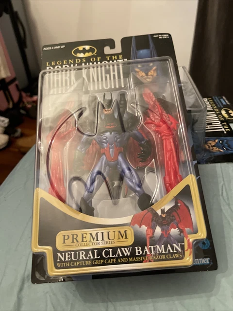 New 1996 Kenner Legends Of The Dark Knight Neural Claw Batman Action Figure Lot1