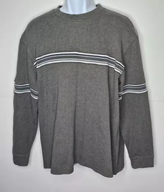 XG Mens multicolored Striped Long Sleeve Sweater Size L