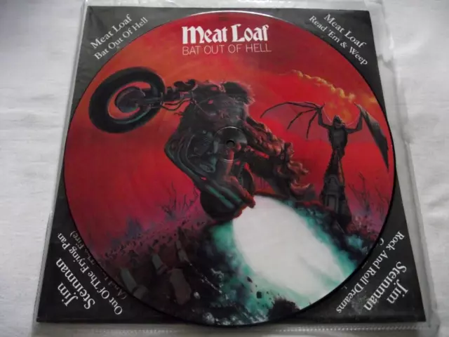 MEAT LOAF ~ BAT OUT OF HELL ** 1981 UK EPIC 12" Limited Edition PICTURE DISC.