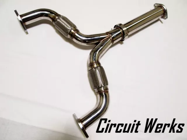 Straight Mi Y-Pipe Circuit Werks 350Z Z33 Soft Exhaust 350Z 33 True 2.5"" '3
