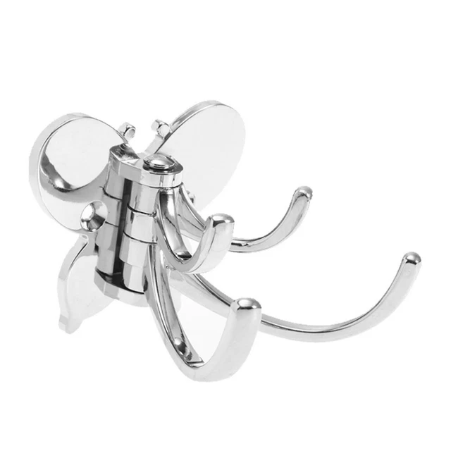 Swivel Coat Hook Swing Arm Rotating Wall Heavy Duty Mounted Towel Hooks