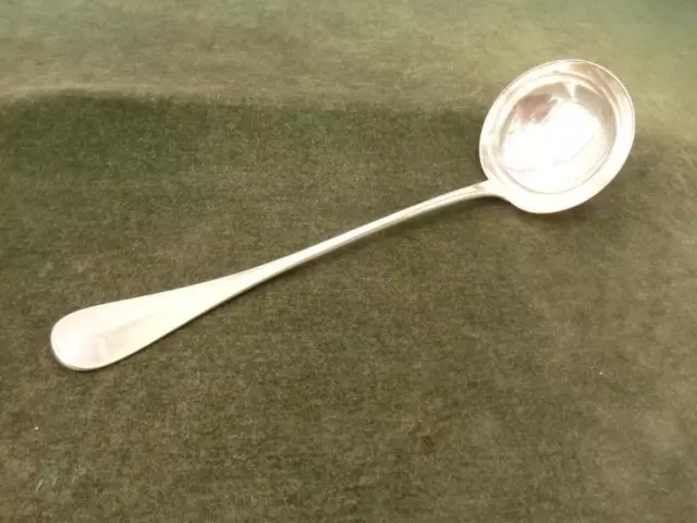 A Vintage  Soup Punch Ladle Rattail pattern Silver Plated
