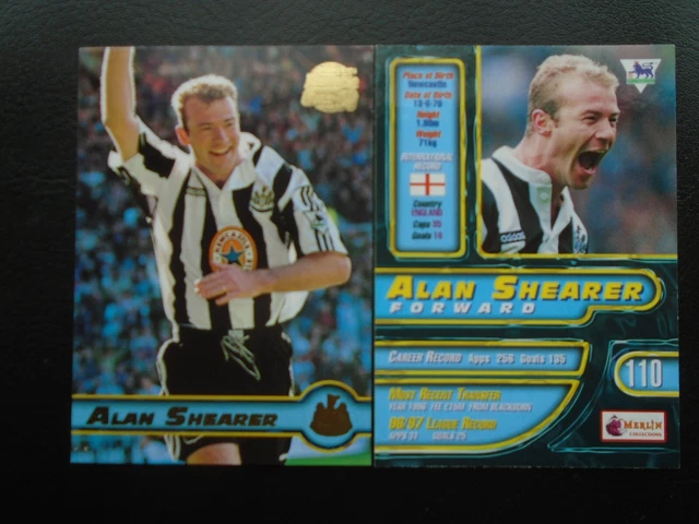 Alan Shearer Newcastle United Affiche A4 avec autographe imprimé et autographe