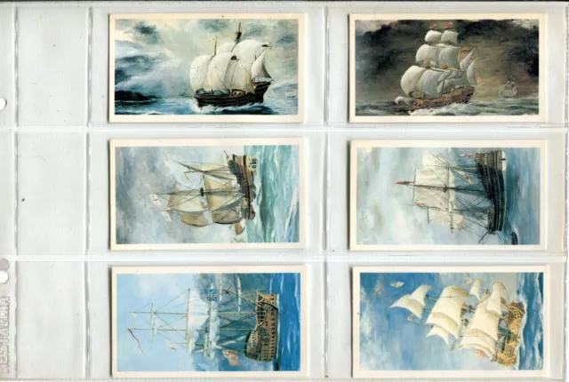 The Golden Age of Sail 1978 Doncella Cards - Full Set of 24 Cards