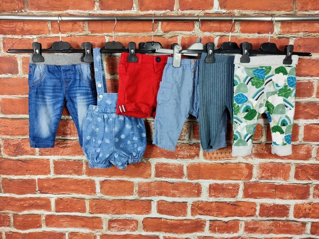 Baby Boys Bundle Age 3-6 Months Zara M&S Etc Jeans Shorts Leggings Summer  68Cm