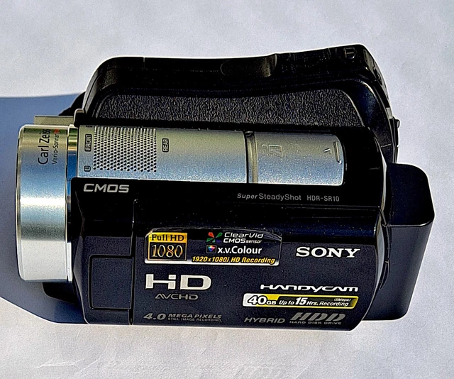 Videocamera Camcorder Sony SR10E con molti accessori