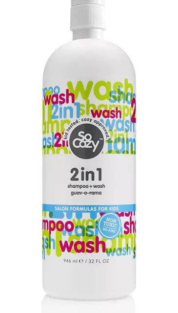 So Cozy Cinch 2 in 1 Shampoo + Body Wash Guav-o-rama Salon Formula Kids - 32 oz