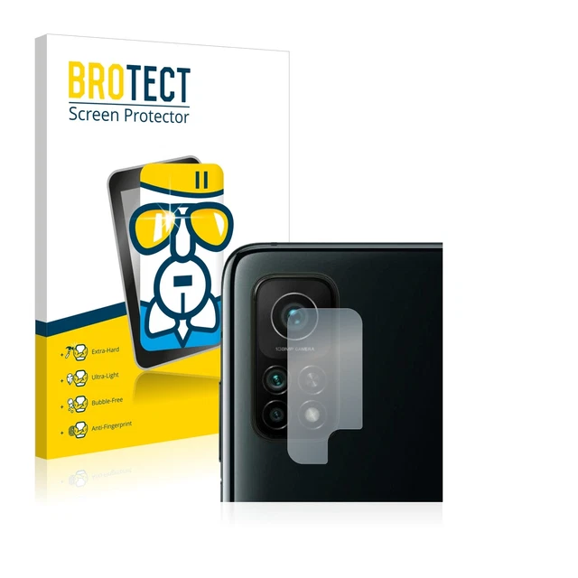 BROTECT Panzerglasfolie für Xiaomi Mi 10T Pro 5G (NUR Kamera) Schutz Glas Folie