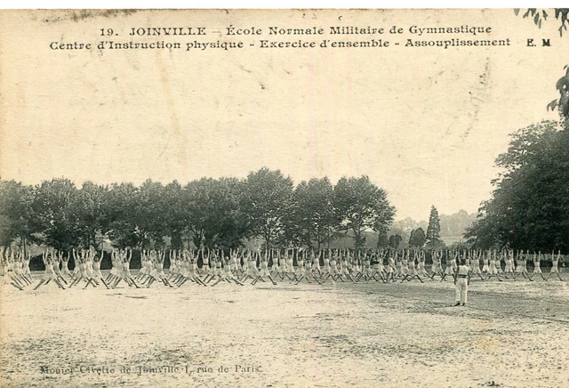 JOINVILLE LE PONT Ecole Normale Military Gymnastics CIP Exercise Flexibility