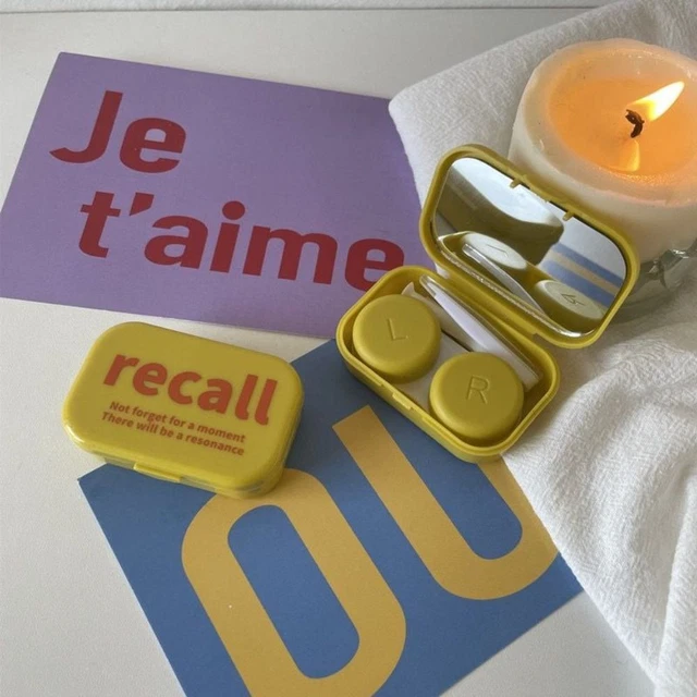 PORTABLE CONTACT LENS Case Simple Contact Lens Box Fashion Lens Nursing