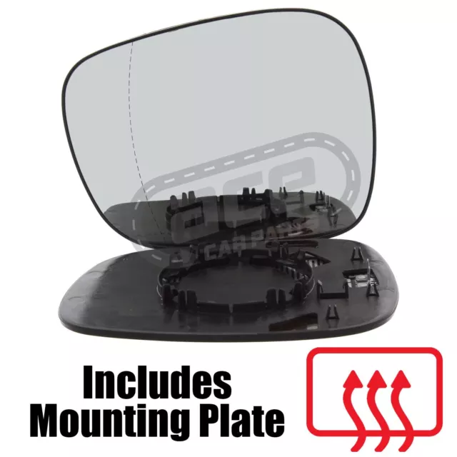 BMW X1 E84 2009-2012 Heated Wide Angle Wing Mirror Glass Passenger Side Left