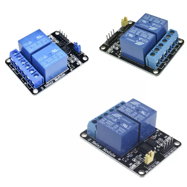 5V/12V/24V 2 Channel Relay Module With Optocoupler For PIC AVR DSP ARM Arduino