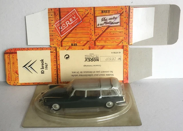 Modèle Réduit 1/43 Citroën ID 21 Break Europe 1 - 1967 Par Solido - Occasion