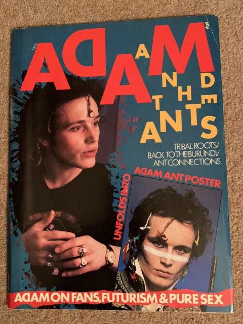 Adam Ant / Adam And The Ants - Vintage Magazine/Poster 1980's Original